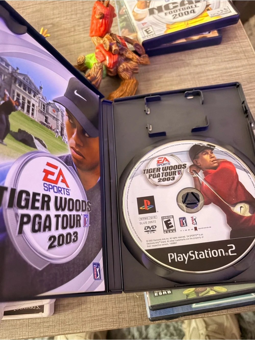 Sony Tiger Woods PGA Tour 2003 PlayStation 2 Blue Cover